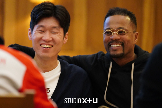 맨인유럽 촬영 현장. LG유플러스 제공